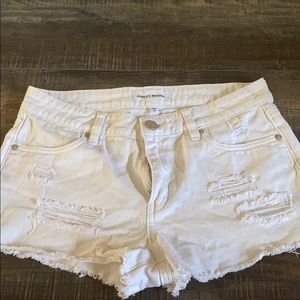 white shorts